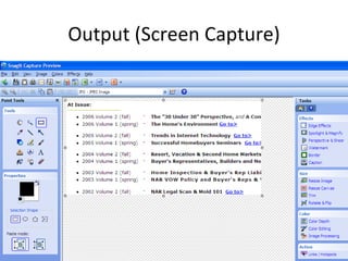 Output (Screen Capture) 