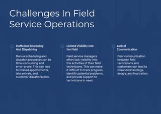 Field Service Booster- A Solution to Optimize the Capabilities Of ...