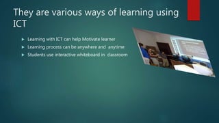 The impact of ICT on education