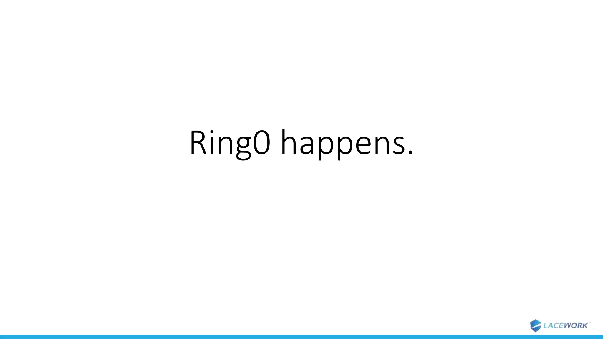 Ring0 happens.
 