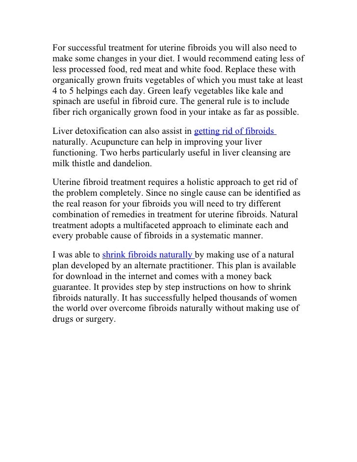 Naturally Getting Rid Of Fibroids Naturally Getting Rid Of Fibroids
