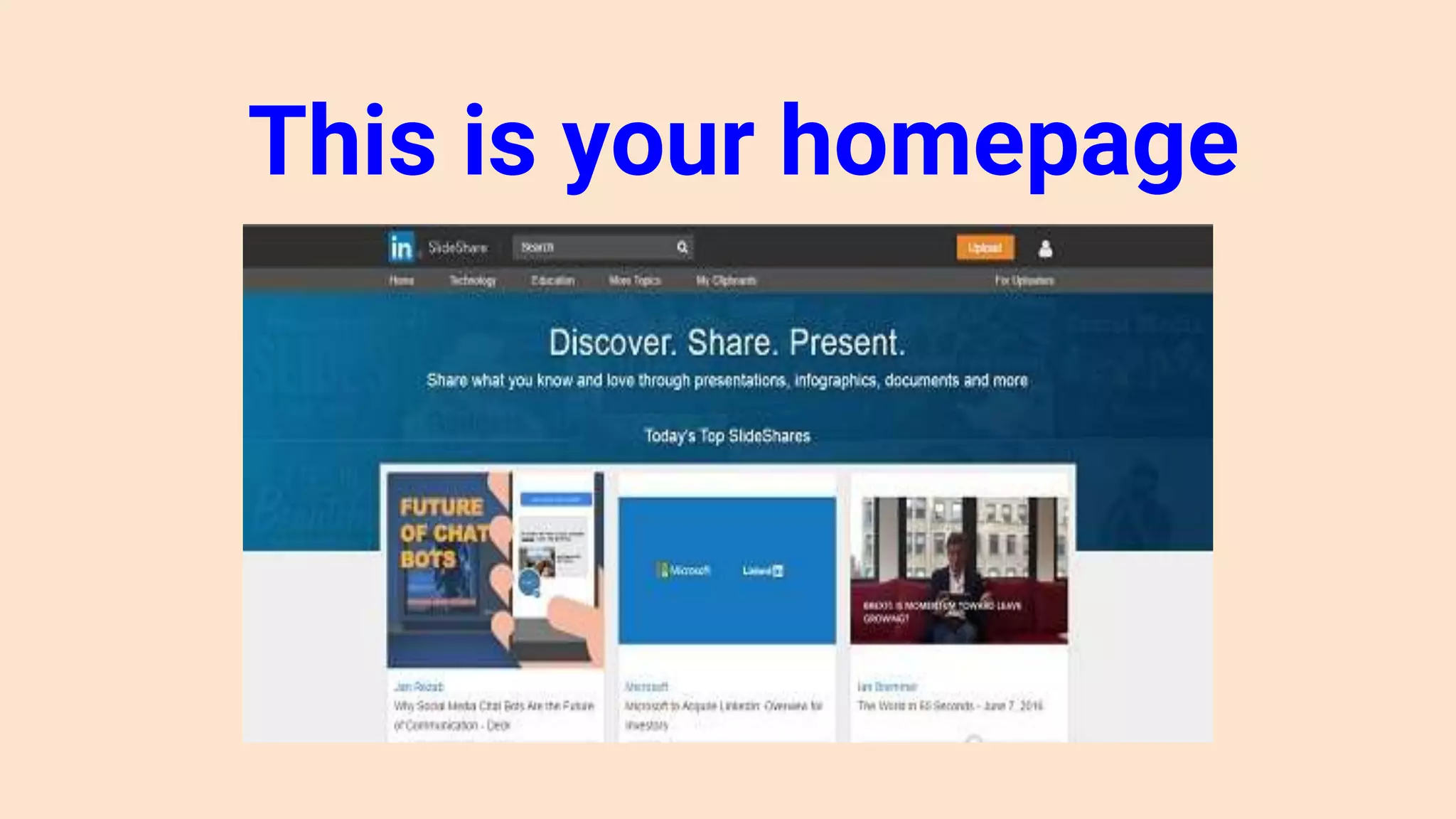 This is your homepage
 