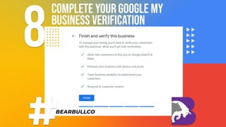 8 STEPS TO SET UP GOOGLE MY BUSINESS | PDF