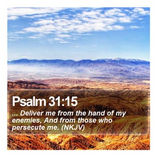 Psalm 31:15 - Daily Bible Verse