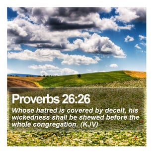 Proverbs 26:26 - Daily Bible Verse