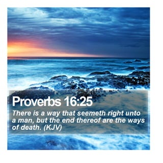 Proverbs 16:25 - Daily Bible Verse