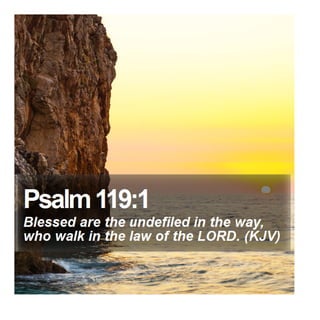 Psalm 119:1 - Daily Bible Verse