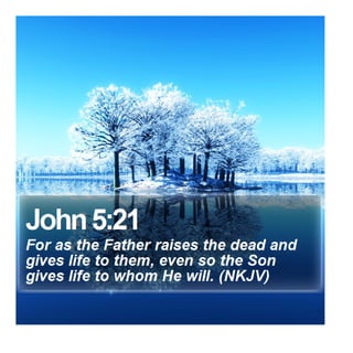 John 5:21 - Daily Bible Verse