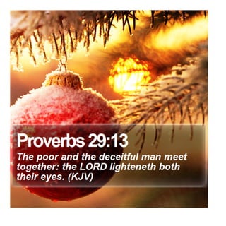 Proverbs 29:13 - Daily Bible Verse
