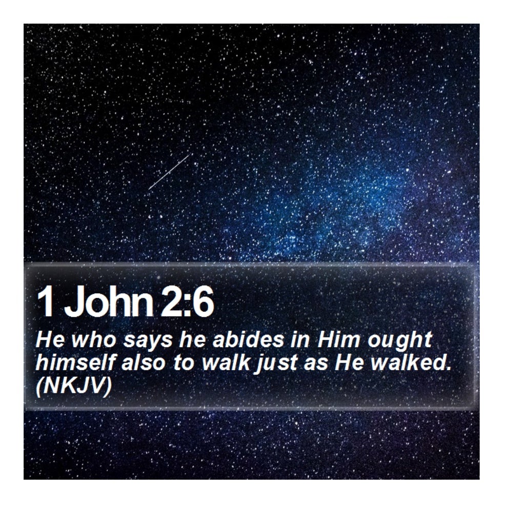 1 John 2 6 Daily Bible Verse