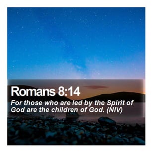 Romans 8:14 - Daily Bible Verse