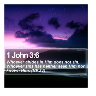 1 John 3:6 - Daily Bible Verse