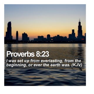 Proverbs 8:23 - Daily Bible Verse