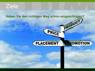 Ziele 
Haben Sie den richtigen Weg schon eingeschlagen? 
© DIM Deutsches 
Bildungsmarketing 2 
 