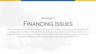 Top 9 Reasons Construction Projects Fail