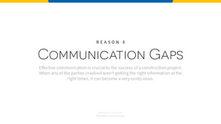 Top 9 Reasons Construction Projects Fail