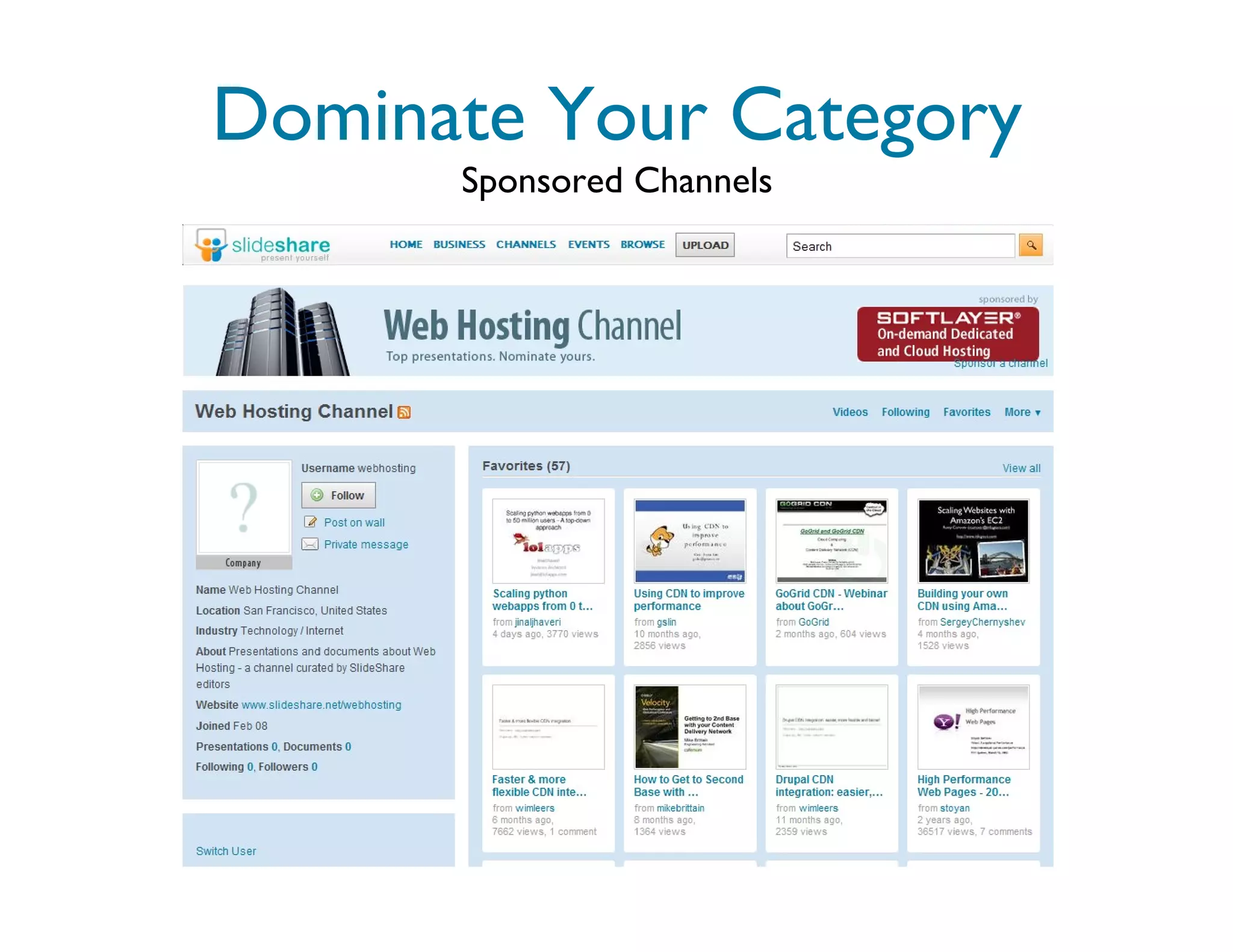 Dominate Your Category Sponsored Channels 
