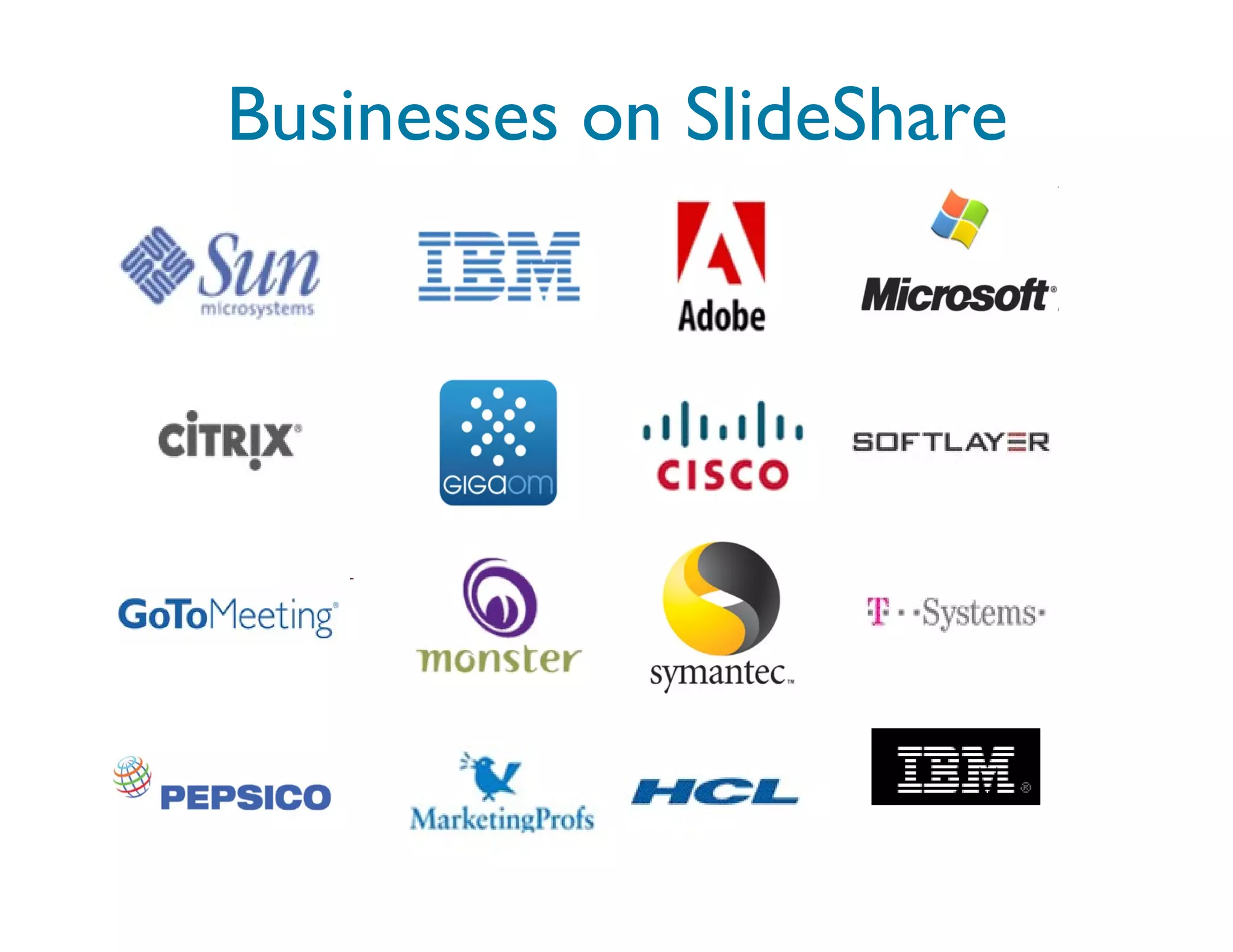 Businesses on SlideShare 