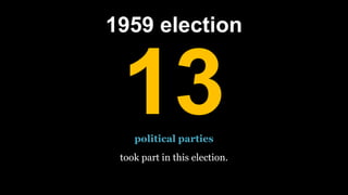 Branch of Government Areas of Responsibility
Executive Legislative
Singapore’s
internal self-
government
British
Shared
responsibility
• Head of State
or Yang-di-
Pertuan
• Prime Minister
• Local Ministers
51 members to be
elected in the
1959 election
• Trade &
Industry
• Health
• Education
• Finance
• Housing
• Law and
Finance
• External
Affairs
• External
Defence
Internal Security
How was the government structure
like after the 1959 election?
 