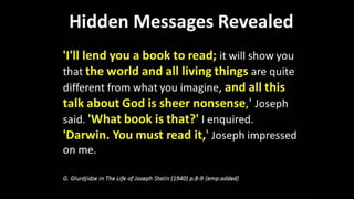 Charles Darwin Hidden Messages Revealed | PPT