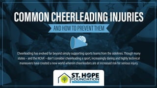 Common Cheerleading Injuries And How to Prevent Them