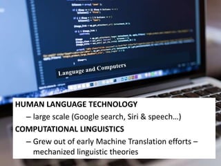 Coding as a (second) Language | PPTX