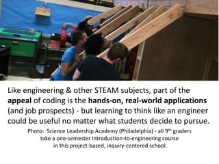 Coding as a (second) Language | PPTX