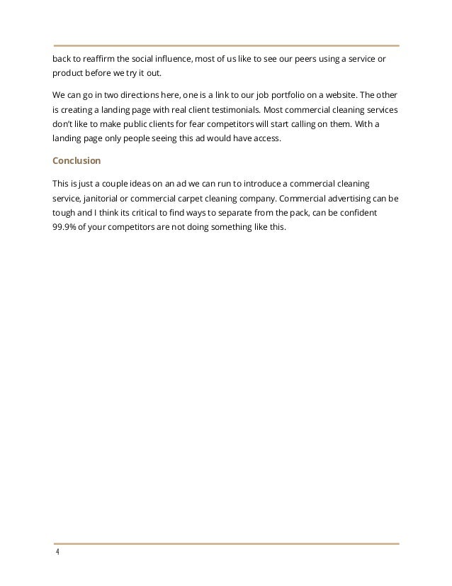 carpet cleaning advertising ideas