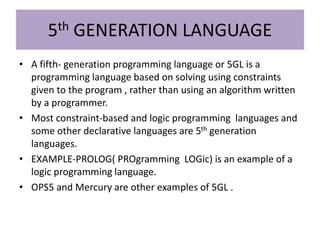 Computer Language | PPT