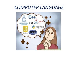 COMPUTER LANGUAGE
 