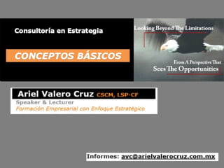 Ariel Valero Cruz - Conceptos Básicos: Aclarando Principios y Premisas