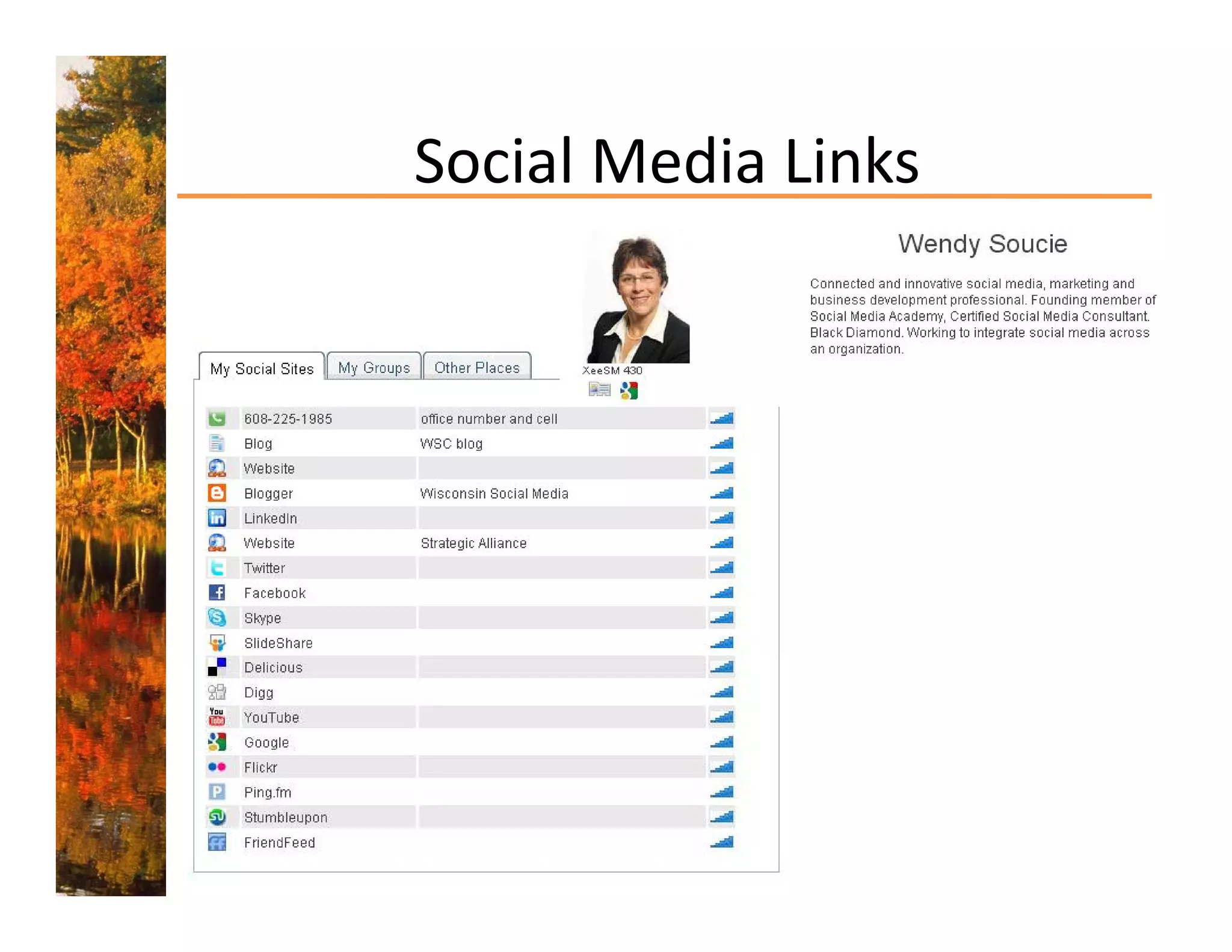 Social Media Links
Social Media Links
 