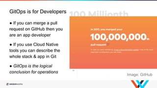 GitOps - Modern best practices for high velocity app dev using cloud native tools