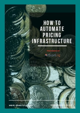 How to
Automate
Pricing
Infrastructure
     PREPARED BY
www.quantzig.com FEBRUARY 2019
 