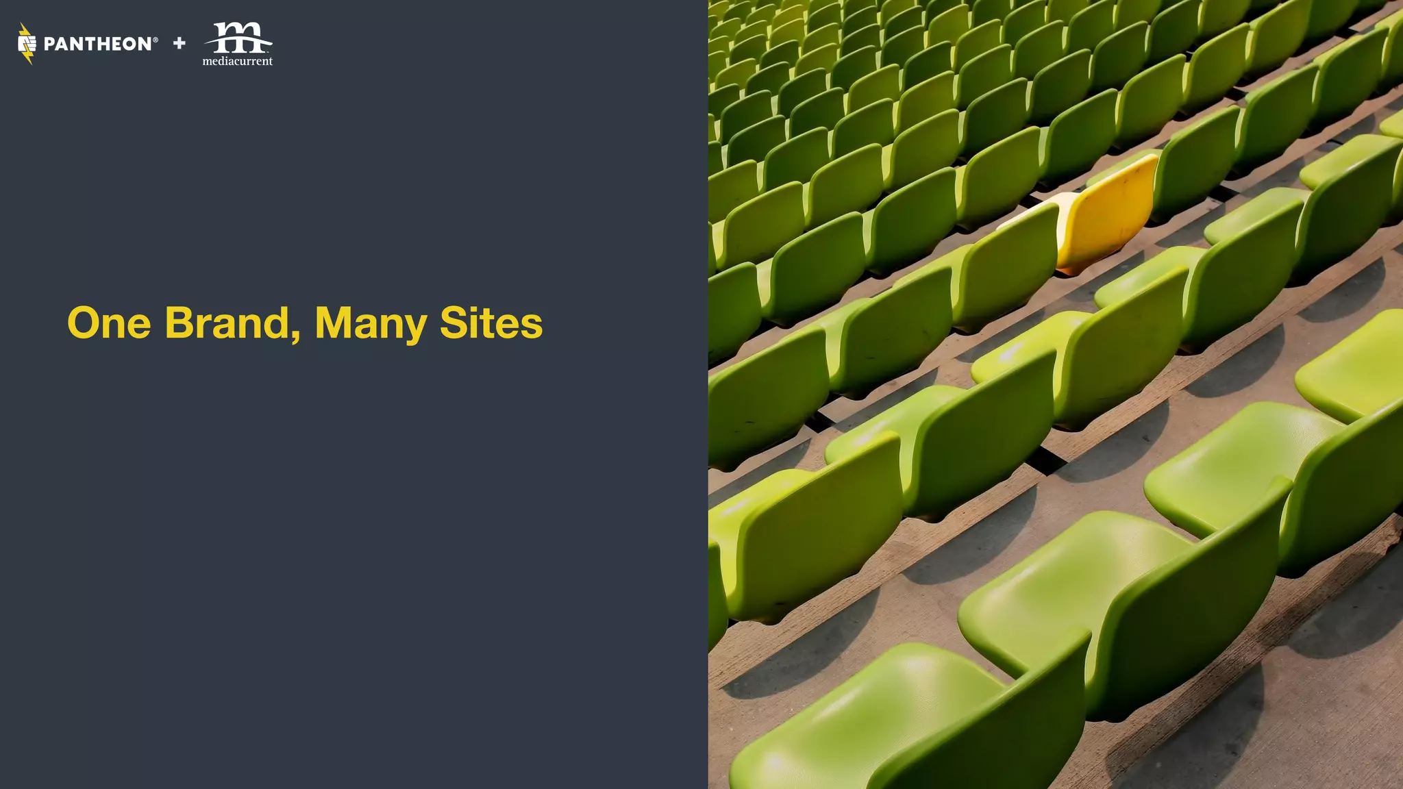 One Brand, Many Sites
24
 