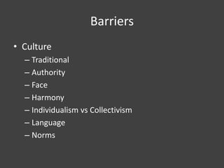 creativity @ work 5 --- creativity and barriers