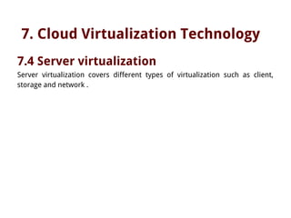 cloud virtualization technology | PDF