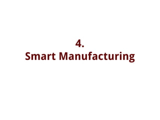 4.
Smart Manufacturing
 