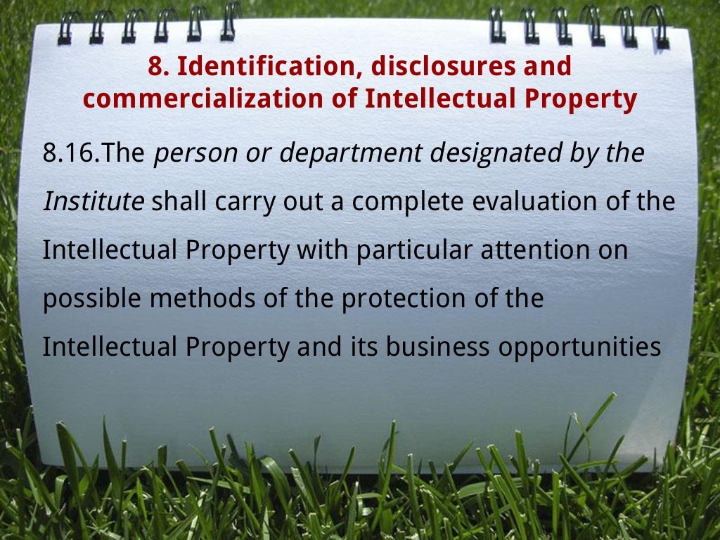 Model Intellectual Property Rights (IPR) policy for Engineering Insti…