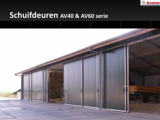 Schuifdeuren  AV40 & AV60 serie 