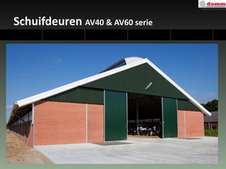 Schuifdeuren  AV40 & AV60 serie 