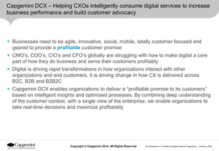 An Introduction in 10 slides to Digital Customer Experience | PDF