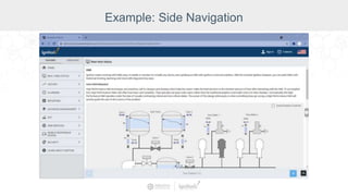 Example: Side Navigation
 
