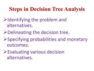 Decision Tree Analysis | PPTX | Business | Business and Finance
