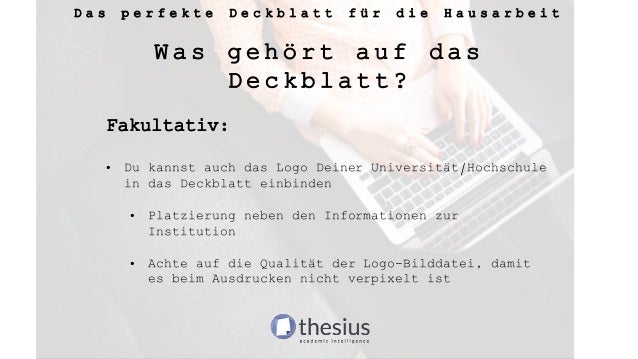 Das Perfekte Deckblatt