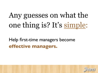 16 Simple Ways to Help First-Time Managers Succeed