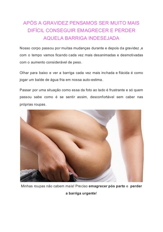 Nao consigo emagrecer pos parto Clearance