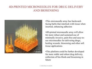 DISSOLVING MICRONEEDLES AN OUTLOOK (DMN) | PPTX