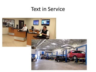 Text in Service

 