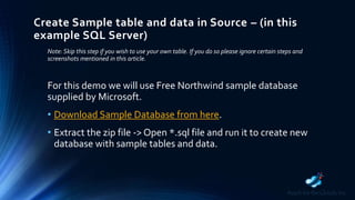 SQL Server to Redshift Data Load Using SSIS | PPTX
